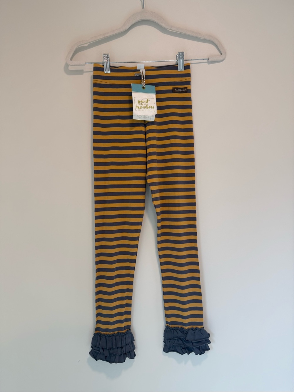 Matilda Jane NWT Gleam Ruffle Leggings, size 12
